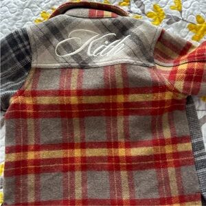Kith Red and Yellow Flannel/Jacket